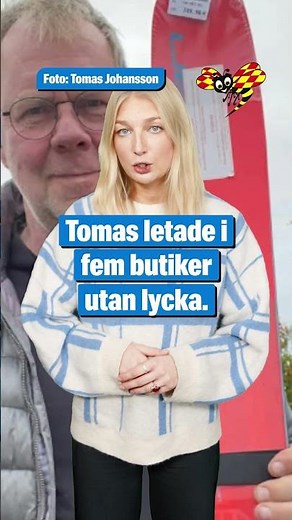Julmaten hotad – Tomas gjorde superfynd