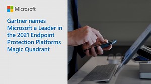 We are excited to announce that Gartner named Microsoft a Leader in the 2021 Gartner Magic Quadrant for Endpoint Protection Platforms, positioned the highest on execution. #MicrosoftSecurity http://msft.it/6180VxXrw | Microsoft