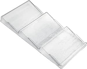 InterDesign Linus 3-Tiered Drawer Spice Rack - Kitchen Storage Organizer, Clear