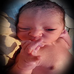 Cute newborn crying after birth 😢 | Baby & Mom Stories