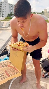 Offering money to finish this pizza in under 5min!😳🍕 | Omer Majid