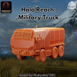 Military Truck - Halo Flashpoint Miniatures - Vehicle Model for HGC and Sci-fi RPG Wargames - Etsy