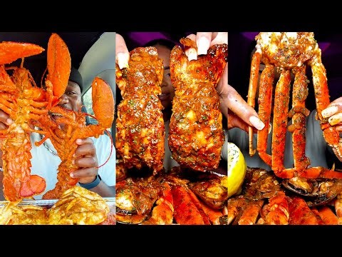 YUMMY Foods Mukbang | Homemade Lobster, King Crab, Onion Boil, Shrimp, Soup Dumplings, and More!