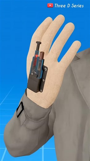 kcaz_mlif on Instagram: "How Does A Glove Pistol Work？ #3danimation [vPEauY_GLm0].webm"