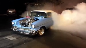 69 reactions · 184 shares | Supercharged Big Block '57 Chevy Bel Air Monster Burnout For More ► Hot Rods & Rat Rods | Hot Rods & Rat Rods | Facebook