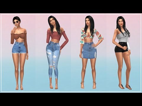 Los sims 4 | Pack de Contenido Personalizado (Ropa para chica) + Sim | Speed Sims