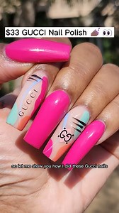 17K views · 320 reactions | $33 GUCCI Nail Polish  #reels #gucci #nails #naildesign #nailart #trending | Longhairprettynails | Facebook