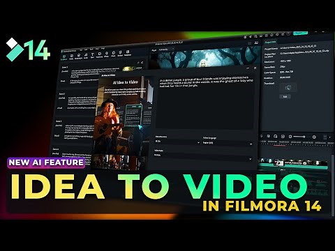 Filmora 14's “AI Idea to Video” Feature Explained | Full Tutorial