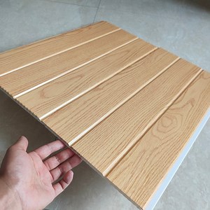 [Hot Item] 25cm Two Small U Groove Laminated PVC Ceiling Tile PVC Wall Panel Sheet Plafon PVC Panels