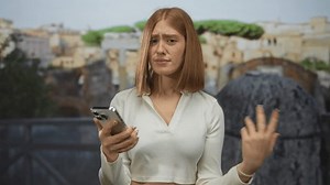 Young Woman Blonde Hair Looks Confused Stock Footage Video (100% Royalty-free) 3909190371 | Shutterstock