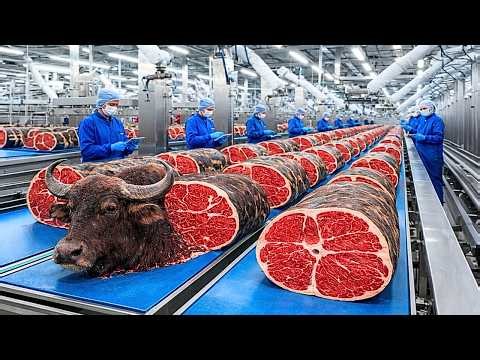 You Won’t Believe This AI Factory | Inside the Massive Buffalo Leather & Meat Factory