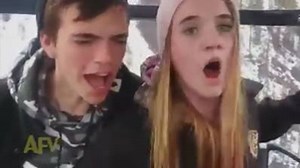 By far the scariest part of skiing ! | Funny Videos | Facebook