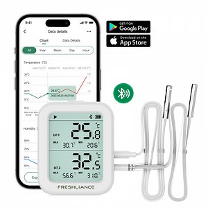 [Hot Item] Remote Temperature Tracker with Wireless Humidity Sensor and Real Time Data Logging