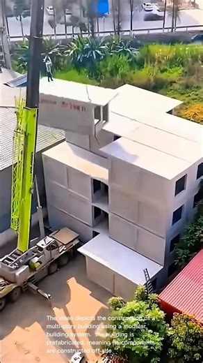 Modular Building Construction: Amazing Time-Lapse