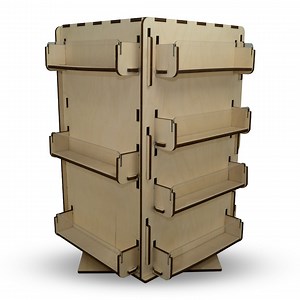 Wooden Post Card Display | Post Card Display | Rotating Display - Etsy