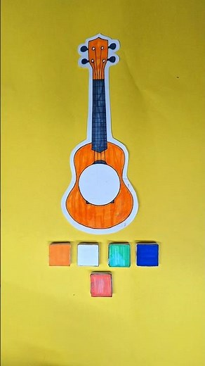 India Flag 🇮🇳+🎸 Maked With Hand Press ✋️ #art #diy #crafts #flag #drawing #independenceday