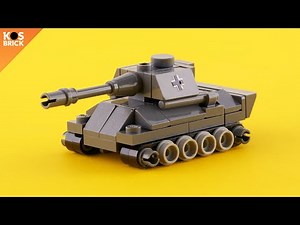 Lego Panther / Panzer 5 WW2 German Tank Mini Vehicles (Tutorial)