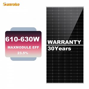[Hot Item] Durable Hjt Bifacial Solar Panel 610W 620W 630W Double Glass High Efficiency PV Module