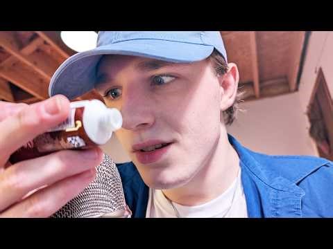 ASMR getting way to oiled up + some spit painting no gooning