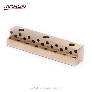 [Hot Item] Factory Price Bronze Steel Slide Plate Guide Slide Bearing, Oilless Guide Rail Wear Plate