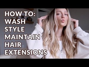 HAND TIED HAIR EXTENSIONS | 8 Tips For Taking Care Of Your Extensions So They Last OVER 1 YEAR!