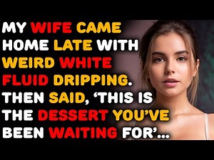 My wife came home late with weird white fluid dripping... | Cheating wife