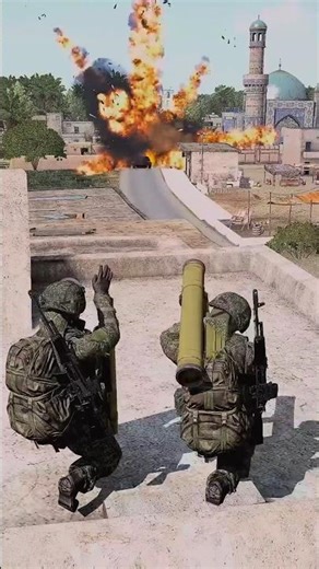 Locking the target from above 🎯 | ARMA III #shorts #youtubeshorts #news