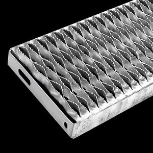 [Hot Item] Anti Slip Diamond Perforated Safety Grip Strut Metal Grating for Walkway and Stair Tread