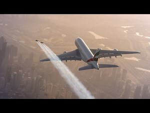 ジェットパック背負ってジャンボジェットと編隊飛行--エミレーツ航空とJetman Dubai、ビデオ公開