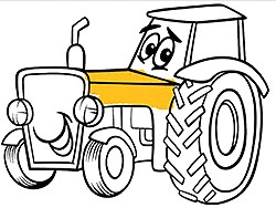 Tractor Coloring Pages - Play Now on Y8.com