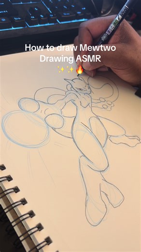 How to Draw Mewtwo: Step-by-Step ASMR Guide