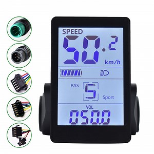 [Hot Item] Electric Scooter Fatbike Scherm Bicycle Parts GPS Bike Computer E Bike LCD Display Screen for Bike Bicycle Speedometer
