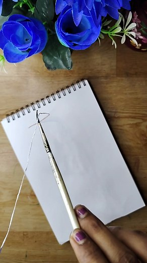 Beautiful Thread Pulling Art ❤️ Acrylic Painting 🖌️ #everyoneactive #forupage #acrylicpainting #reels #everyone #viral #trending #art #drawing #shorts | Mousumi Mondal