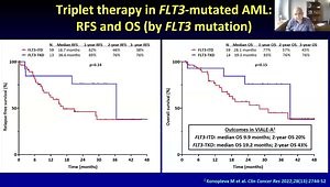 ASH 2024 Insights: 1L Triplet Therapy With Ven   HMA   FLT3i in Adults With FLT3-mut AML - Long-Term Survival & Cytogenetic/Molecular Patterns of Relapse