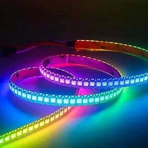 [Hot Item] Ws2812b Individually Addressable RGB LED Strip Chase/Ripple Effects Dynamic Lighting IP67 SMD5050
