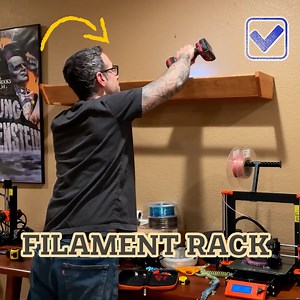 122K views · 859 reactions | Making A Filament Rack *3D Printing* | The Wood Whisperer | Facebook
