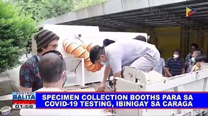 1.7K views · 24 reactions | #SentroBalita | Specimen collection booths para sa CoVID-19 testing, ibinigay sa CARAGA | PTV | Facebook