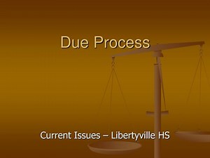 Due Process - SlideServe