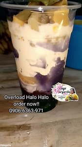 Overload Halo Halo with Ice Cream... Purified Ice ang gamit🤤 order now!!! | Kaye Margarita 1993 Flowershop & Surprise Deliveries