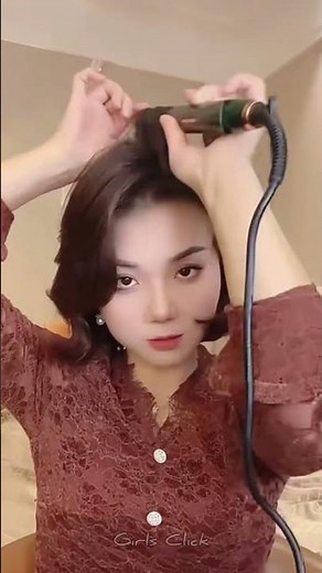 Fluffy Short Hair Look Tutorial 🔥