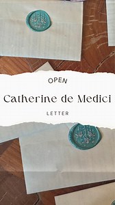 Open Catherine de’ Medici’s letter 🗡️ #medici #letterlocking #letterfolding #historicletters @letterlocking Inspired by Catherine de’ Medici’s concealed spiral-locked letter to Raimond de Beccarie (c.1570). Source: Jana Dambrogio, Daniel Starza Smith, and the Unlocking History Research Group. Title: “Catherine de’ Medici’s concealed spiral-locked letter to Raimond de Beccarie (c.1570),” Letterlocking Instructional Videos. Unlocking History number 0224/Letterlocking Unique Video number: 224. Dat