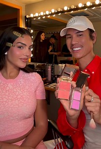 Patrick Ta Blush Combo on Georgina Rodríguez — “She’s That Girl” Duo