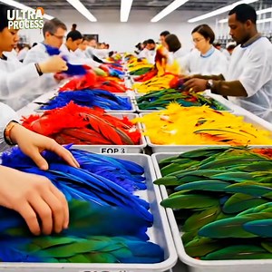 303K views · 6.1K reactions | Jackets made from rainbow macaw feathers: A hidden story | Ultra Process | Facebook