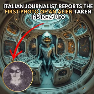 1.6K views · 38 reactions | Italian Journalist Reports The First Photo Of An Alien Taken Inside A UFO | Space Stories | Facebook