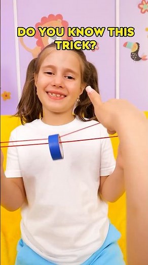 🧵STRING TRICK FOR KIDS ✨ #shorts #fun