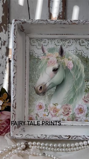 Fairy Tale Prints can be found at www I want to craft com search printables #printables #decoupageart #decoupage #junkjournal #homedecor #unicorn | Crafty DIYer