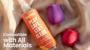 YepYep Toy Cleaner Spray 240ml (8.1Fl Oz) – Premium Adult Toy Cleaner for Hygiene – Safe, Gentle, and Effective for All Purpose – Non-Irritating Formula – Easy-to-Use Cleaner for Adult Toys