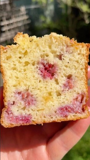 This French Lemon Raspberry Cake is a GAME CHANGER! 🍋🍇 (You NEED to Try This!) #baking #recipe