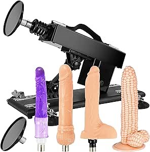 Sex Machine Thrusting Dildo Machine for Women, Automatic Sex Machine with Suction Cup Adapter and 3XLR Dildos Attachments, Thrusting Sex Machine for Adult