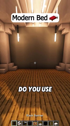 Build a Modern Bed in Minecraft